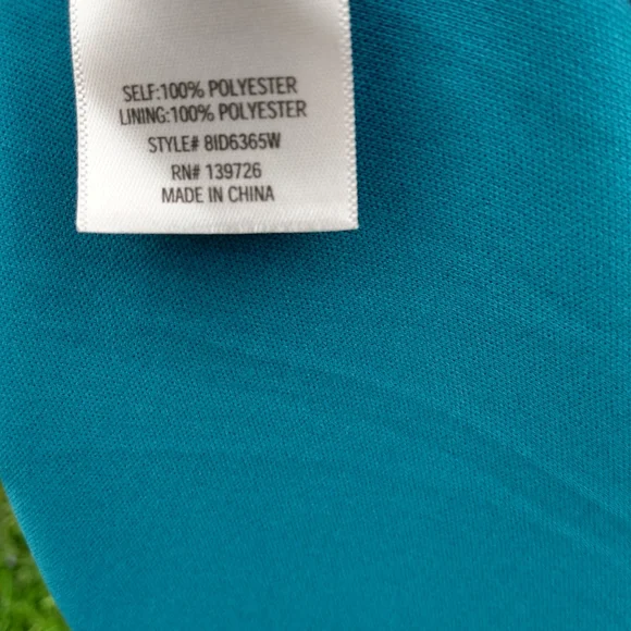 Francesca’s Green Dress w/ Gold Polka Dots S - Picture 6 of 6